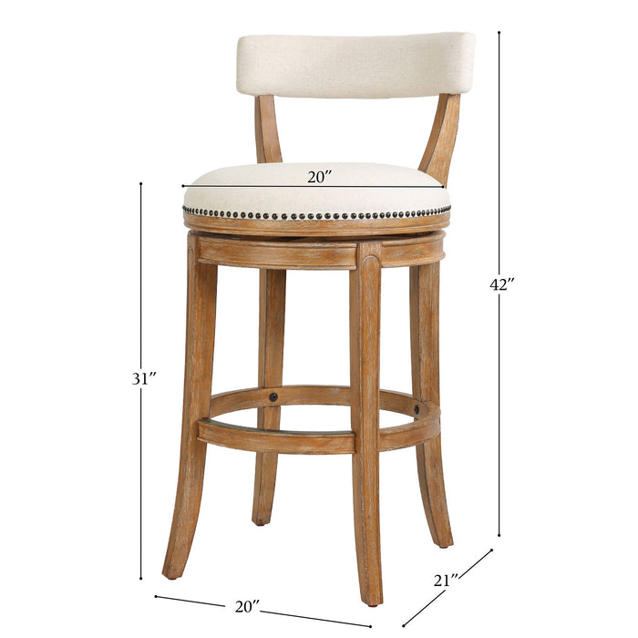 Stool & Upholstered Seat And Back