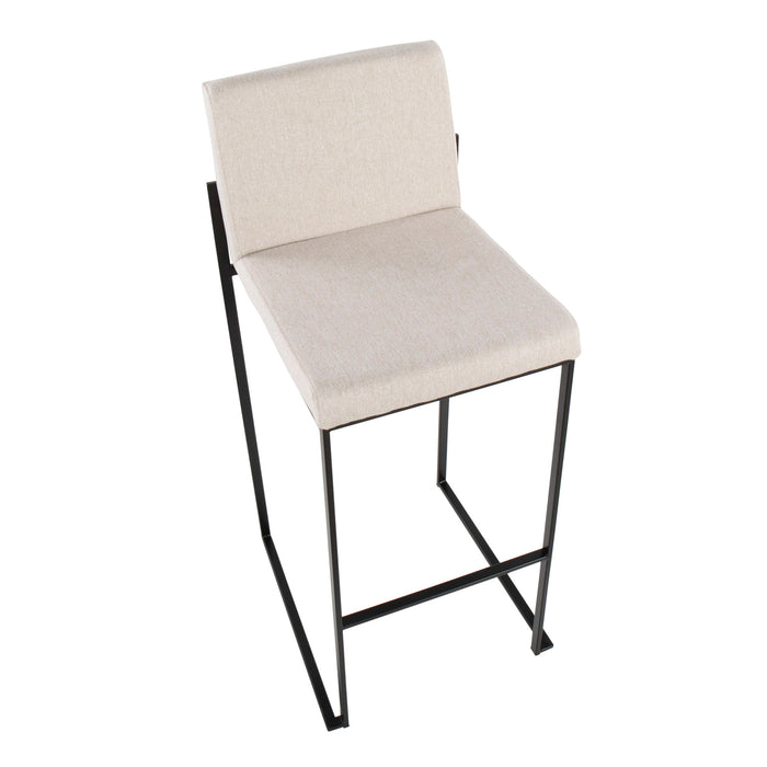 Fuji - Contemporary High Back Barstool Elegant Design