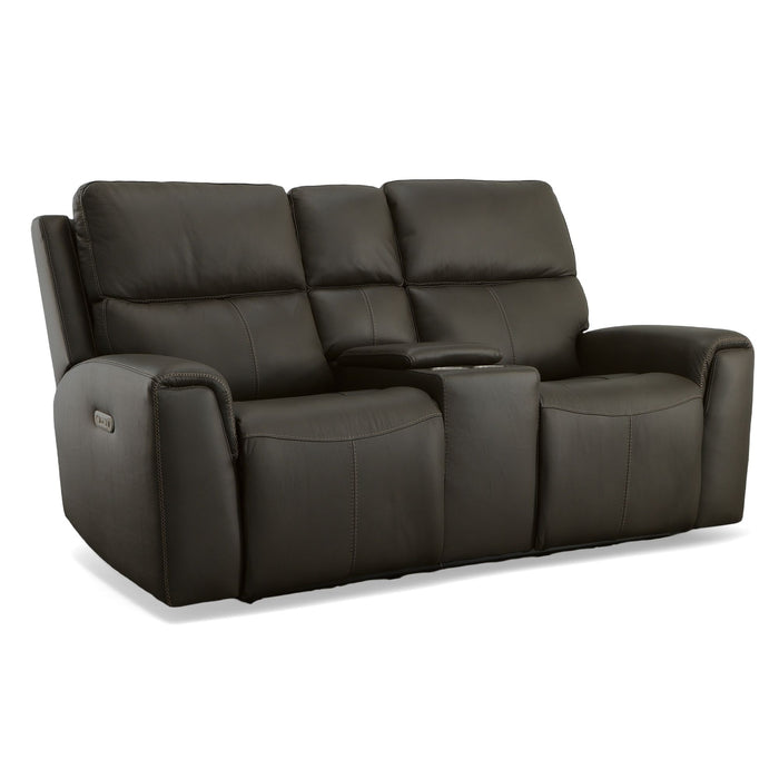 Jarvis - Power Reclining Loveseat With Console & Power Headrests