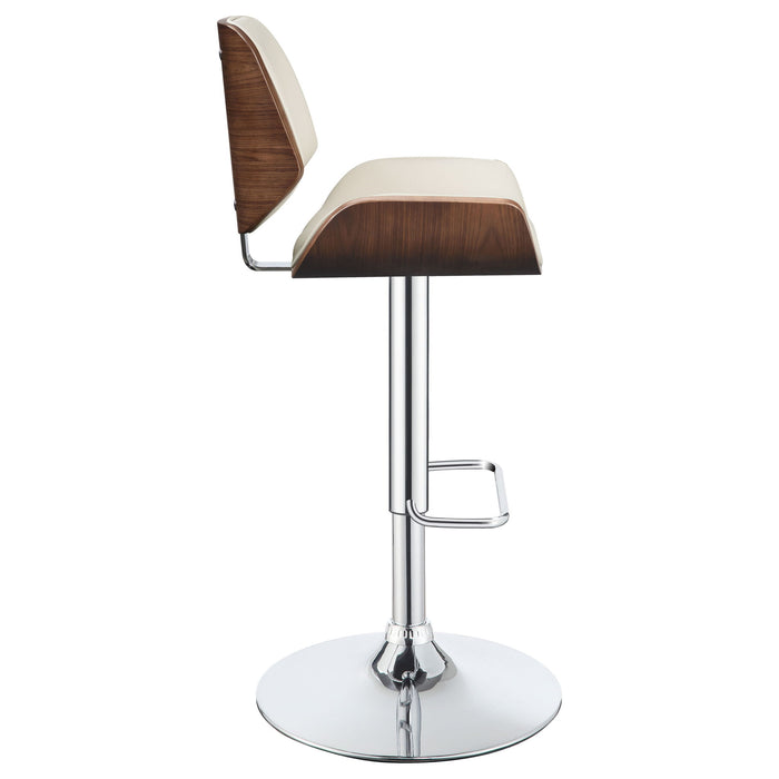 Adjustable Bar Stool - Ivory
