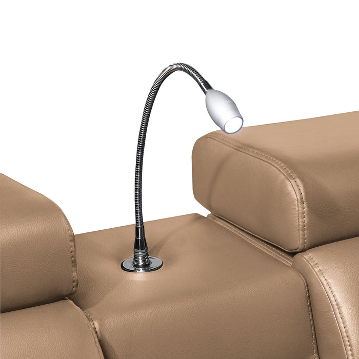 Nova - Sectional With Bluetooth Speaker, LED And Lifting Wine Cabinet