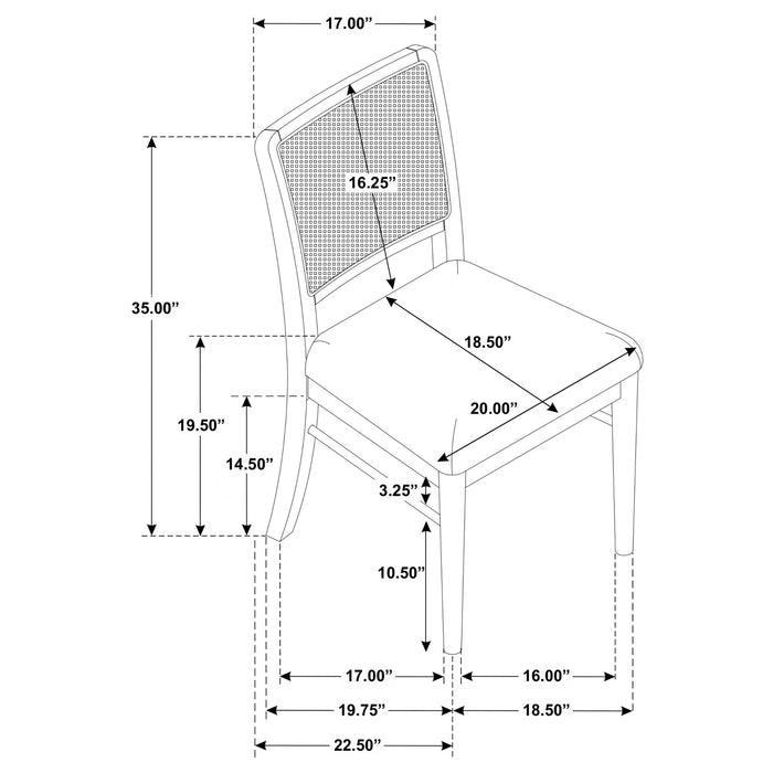 Benson - Extension Leaf Dining Table Set With Chairs