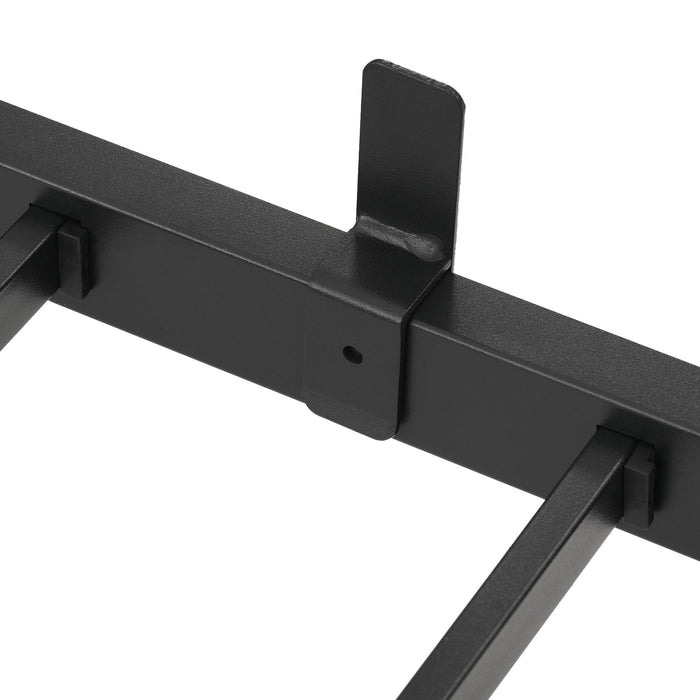 Upholstered Daybed With Metal Slatted Base