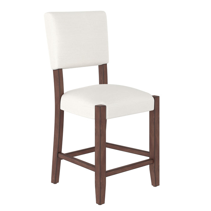 5 Piece Counter Height Dining Set, Bar Table With 4 Upholstered Chairs