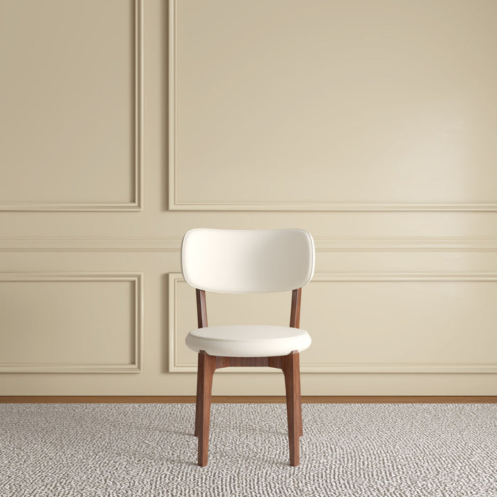 Modern Dining Chairs, Comfortable For Dining Room (Set of 2) - Orange