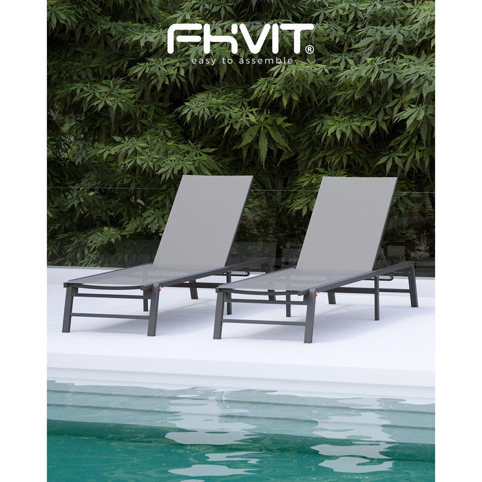 Chaise Lounge Outdoor (Set of 2)