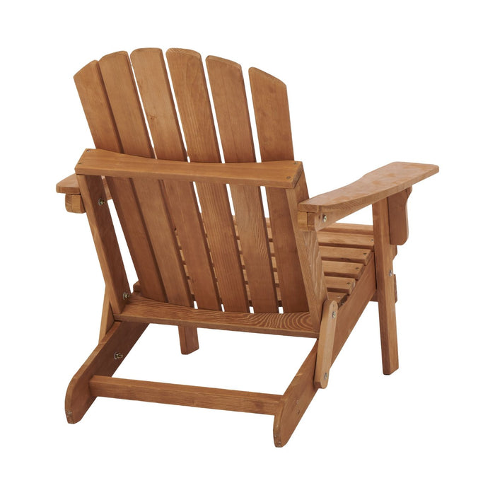 Oversize Outdoor Folding Adirondack Chair, Patio Chair For Garden