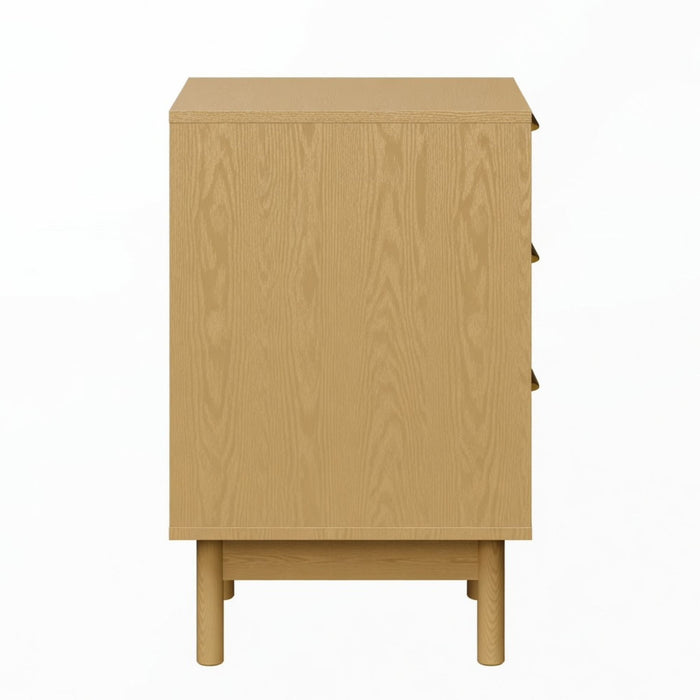 Fluted 3 Drawer Dresser