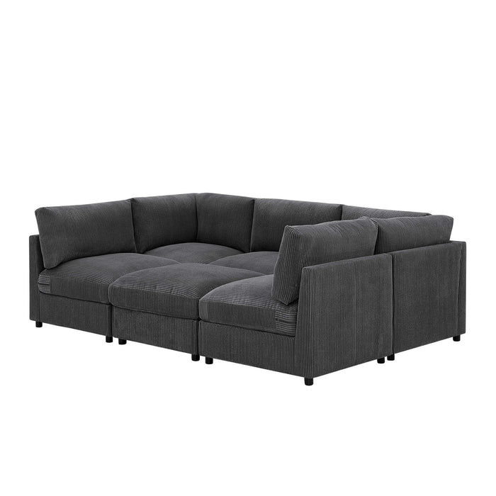 Modern Reversible Modular Sectional
