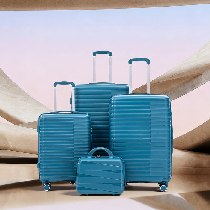 4 Piece Luggage Set, Combination Lock