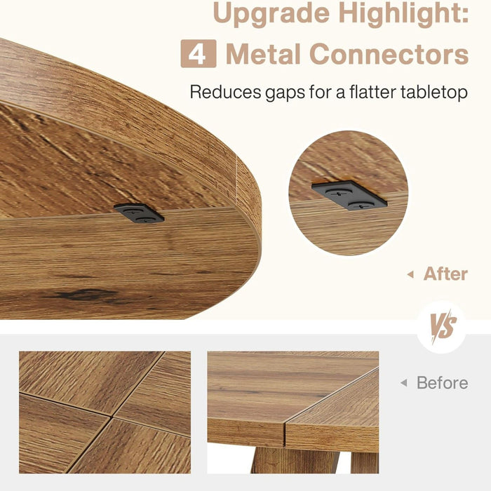 Round Dining Cross Base Kitchen Table