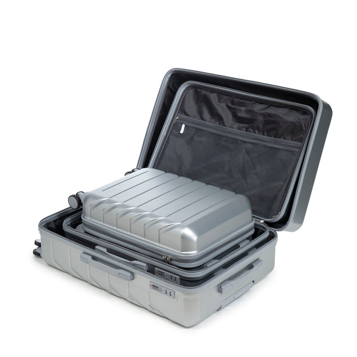 3 Pieces Set 20" / 24" / 28" Spinner Wheel Luggage With Combination Lock