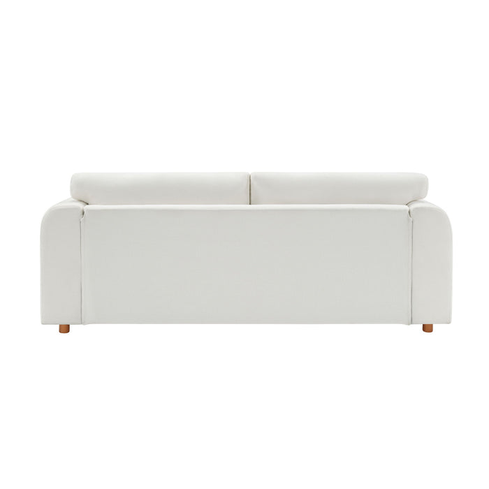 Modern 3 Seater Upholstered Couch Sofa For Living Room