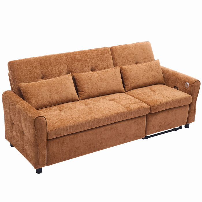 3 Seater Sofa Bed And Reversible Recliner