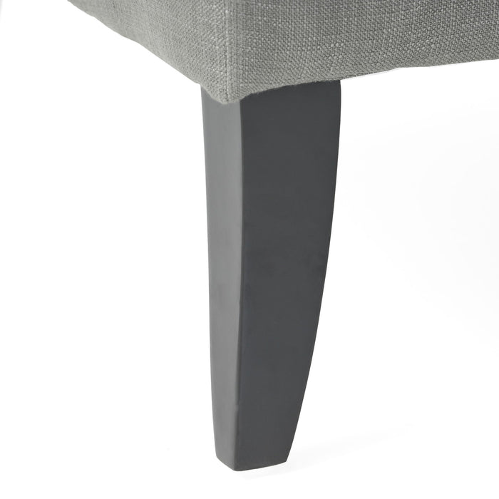 Nicole - French Style Upholstered Loveseat With Tufted Backrest