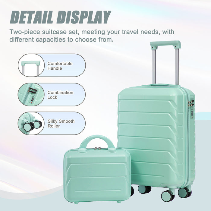 Spinner Luggage Set With Combination Lock