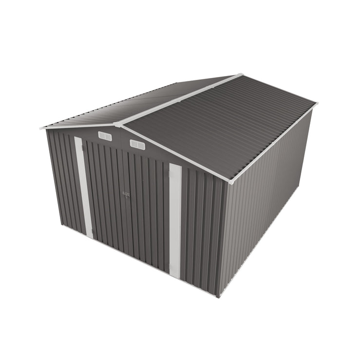 Large Outdoor Storage Shed With Lockable Door, Air Vent
