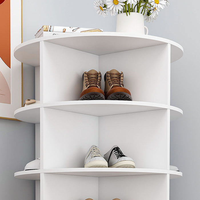 Rotating Shoe Rack Tower