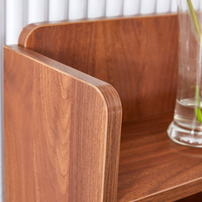 The Modern Minimalist Shoe Cabinet, Suitable For A Variety Of Styles Including Nordic, Japanese, And Industrial - Walnut