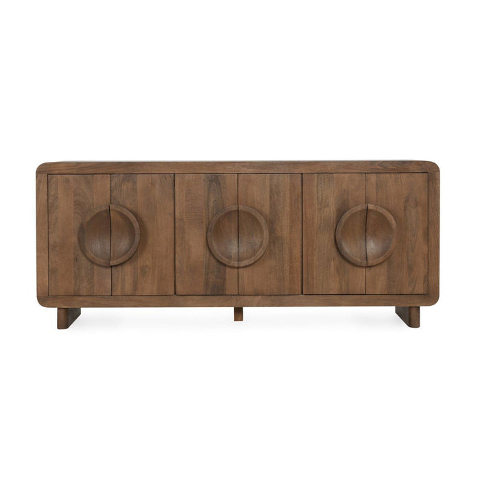 Vally - Wood 6 Door Buffet - Artisan Brown