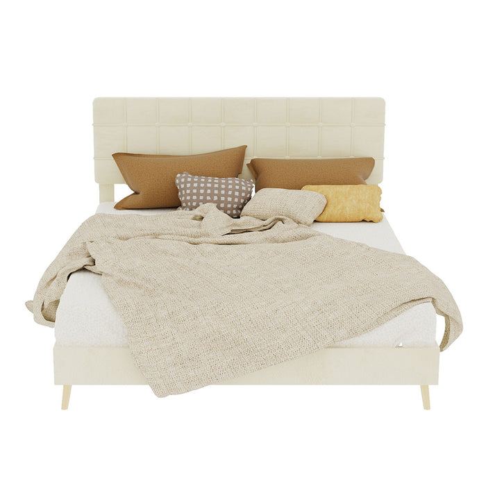 Yungan Lingge Minimalist Soft Pack Headboard Bed
