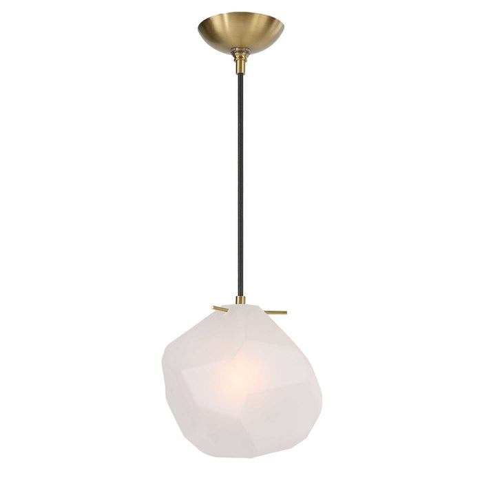 Geodesic - 1 Light Mini Pendant - White