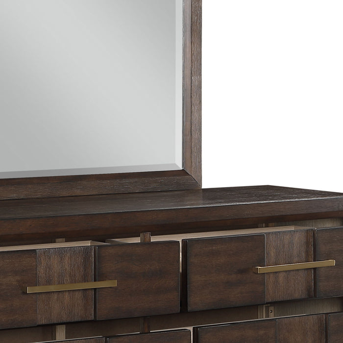 Kenzo - 6 Drawer Dresser - Walnut