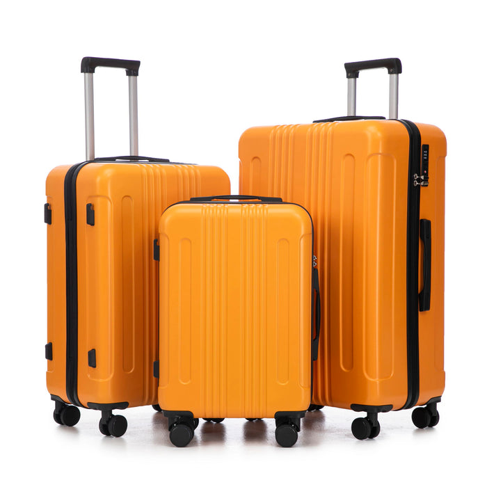 Spinner Luggage Set 20" / 24"/ 28", Lightweight Hard Shell With 360° Silent Wheels