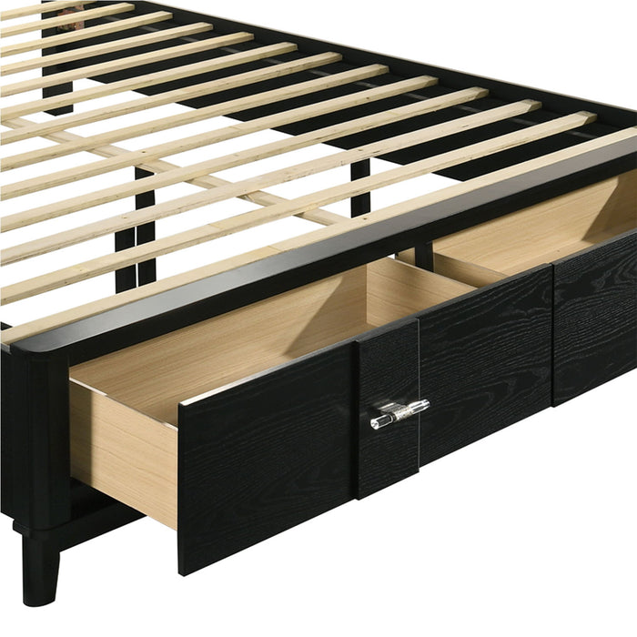 Opel - Storage Bed With LED Headboard