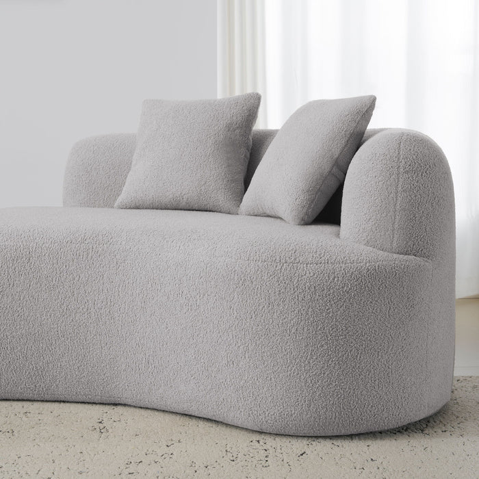 Curved 4 Seater Full Compression Sponge Sofa