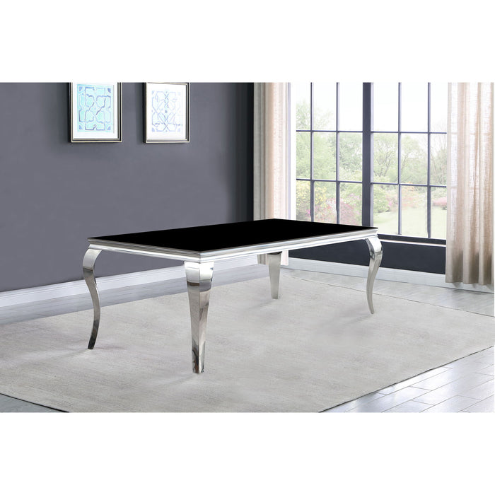 Dining Table - Black / Silver