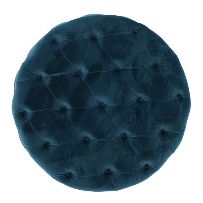 Modern Glam Ottoman Velvet