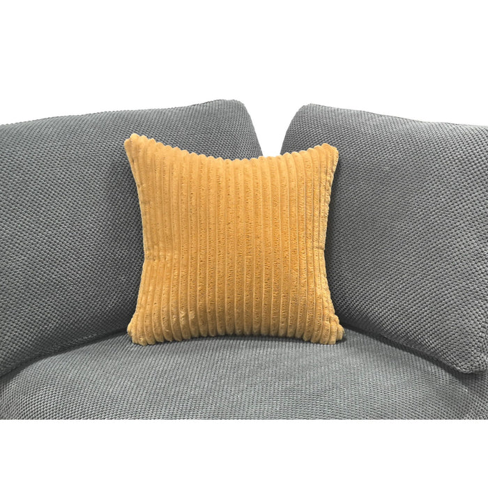Custom Configuration Modular Sectional & Toss Pillows
