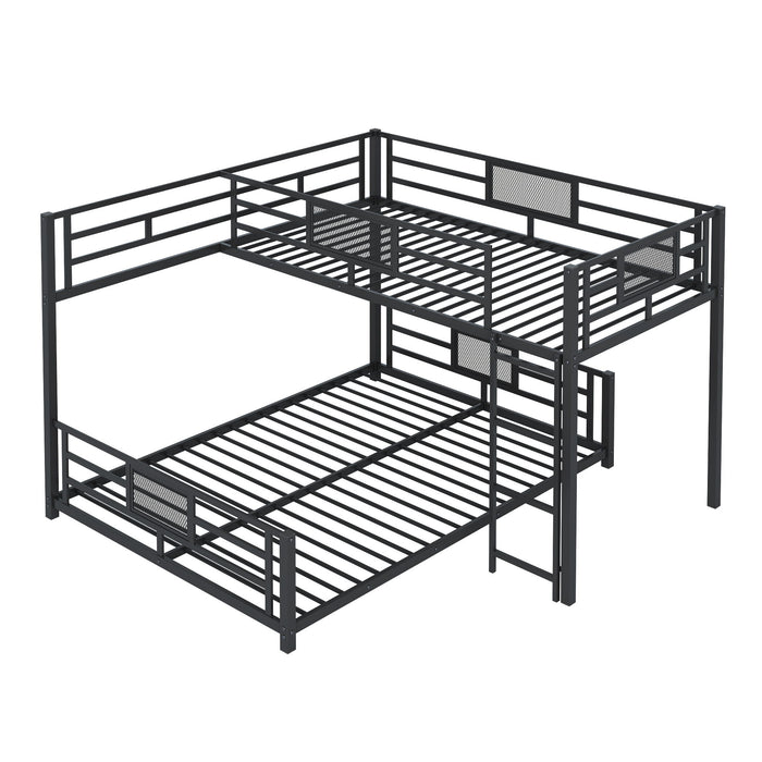 L-Shaped Bunk Bed