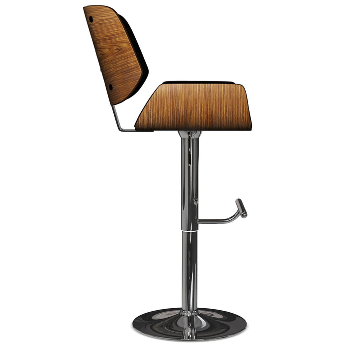 Dixie - Adjustable Swivel Bar Stool - Black
