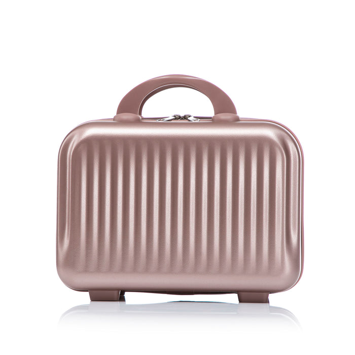 Luggage Set With Cosmetic Case, Combination Lock, Front Opening Design