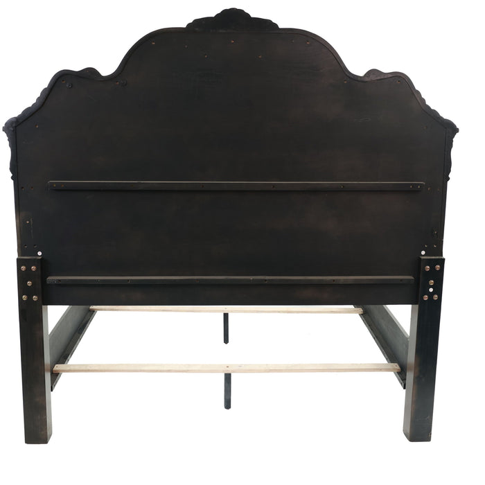 3 Piece Bedroom Set, Majestic Formal Bed With 2 Nightstands