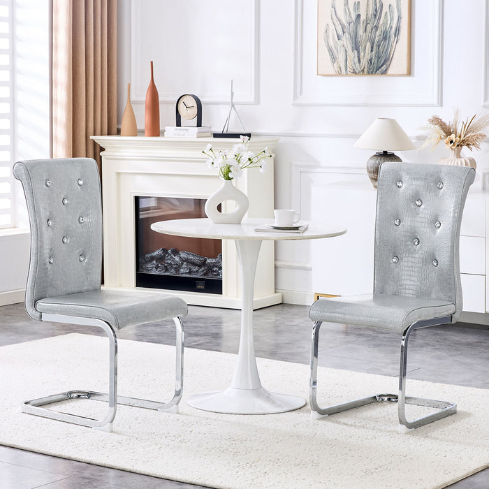Elegant Design Upholstered Dining Chairs