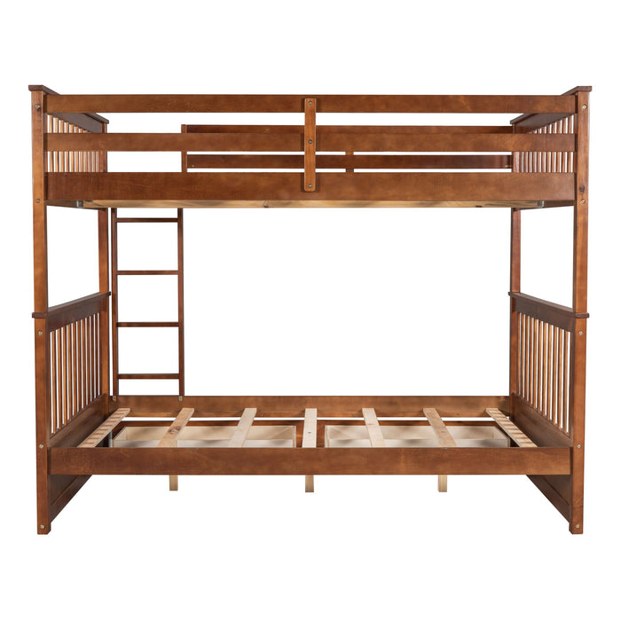 Bunk Bed With Ladders And 2 Storage Drawers