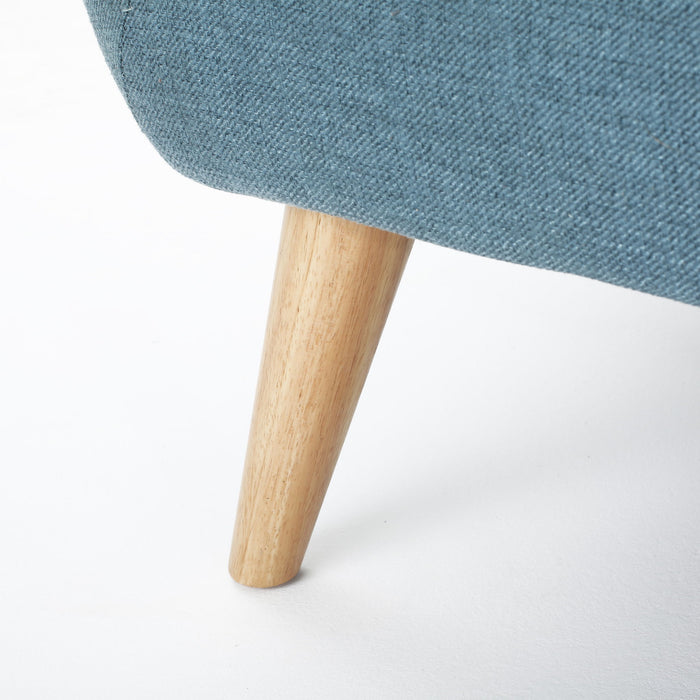 Modern Loveseat Sofa With Button Tufted Backrest