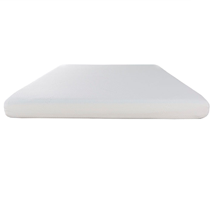 6" Firm Gel Memory Foam Mattress In A Box, Soft Double Layered Mattress Bed - White - Full
