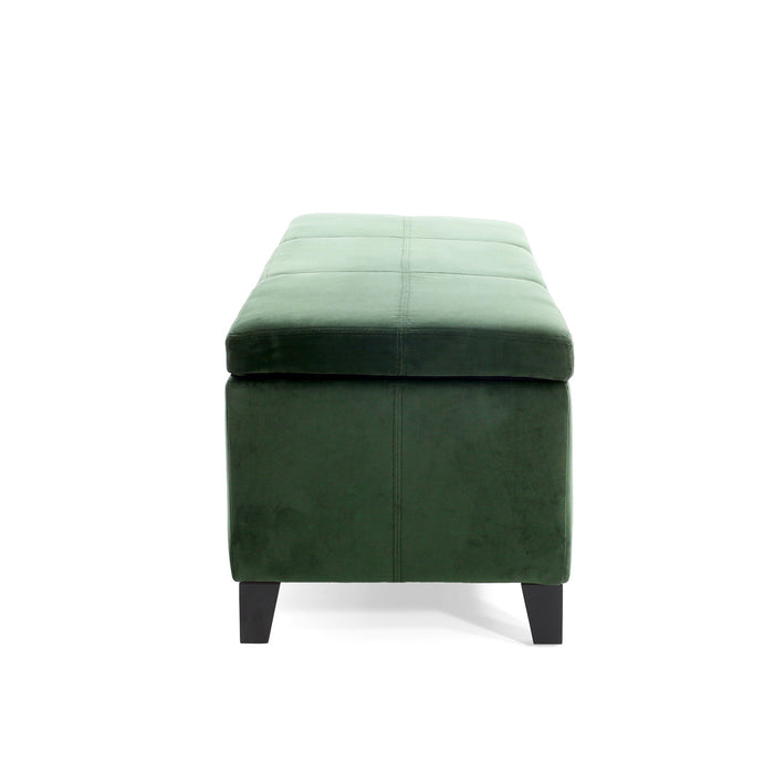 Upholstered Storage Ottoman Bench