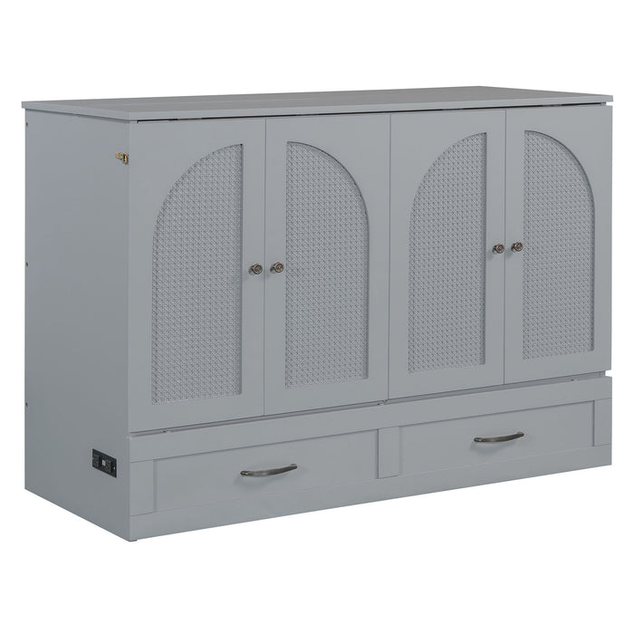 Murphy Bed With Large Drawers