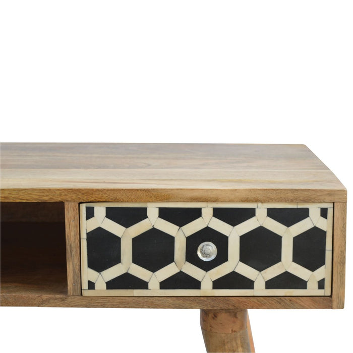 Inlay Bone Writing Desk - Beige