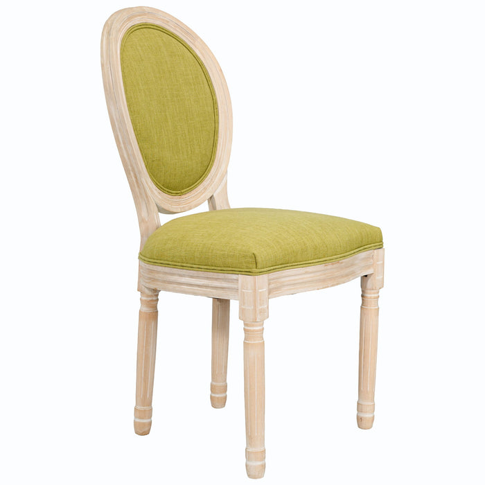 Upholstered With Round Back Dining Chairs (Set of 2)