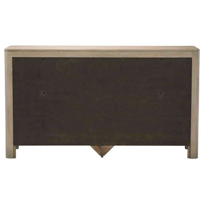 Flores - 9 Drawer Dresser - Mango Color