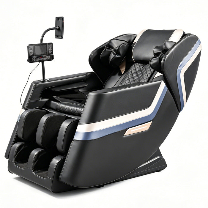 Massage Chair Recliner, Zero Gravity & Full Body Air Pressure - Black