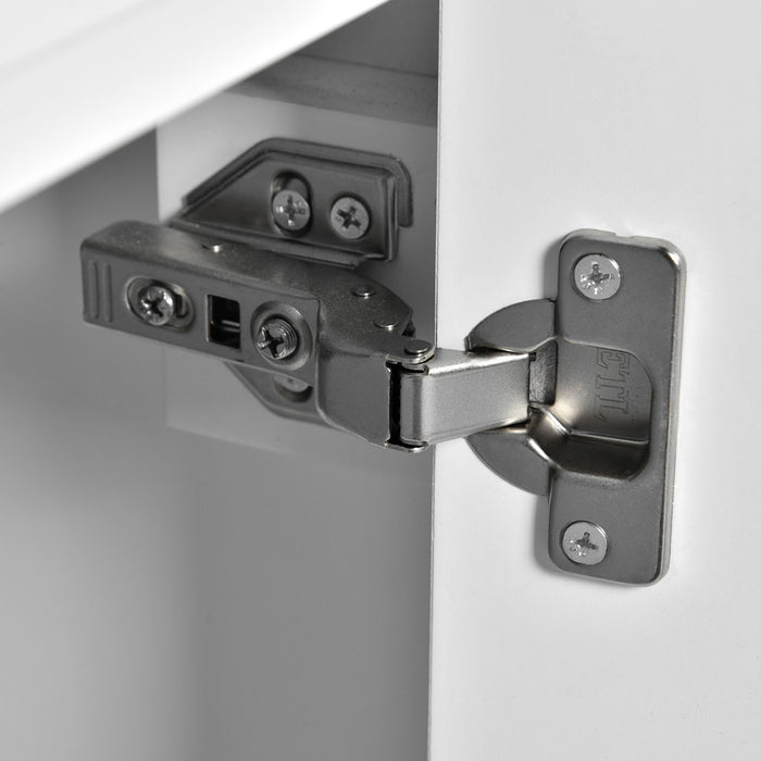 Elegant Bathroom Vanity With Ceramic Sink, Soft Close Door, Adjustable Shelf