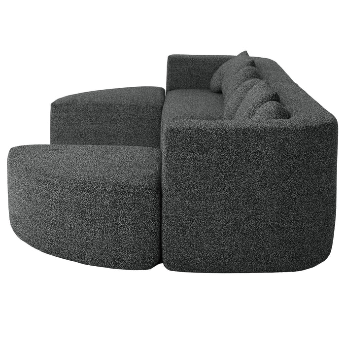 Boneless - Couch Modular Sectional Sofa With Deep Seating And Curved Design