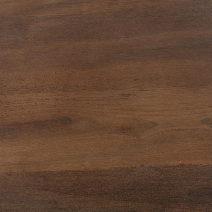 Amira - Large Round Accent Table - Dark Brown